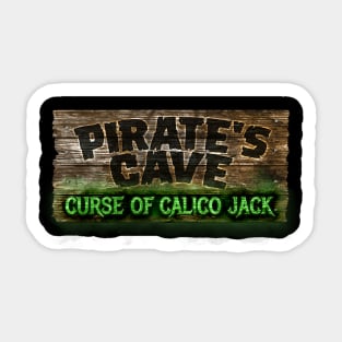 Pirate's Cave: Curse of Calico Jack Logo Sticker